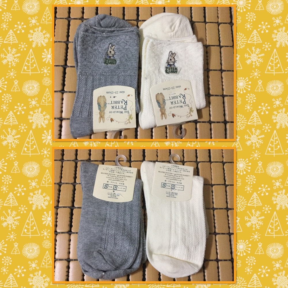 Peter Rabbit 4 pairs socks 🧦(adult) - Picture 4 of 4